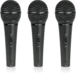 Behringer BPSMP33472-XM1800S Dynamic Cardioid Microphone 3-Pack