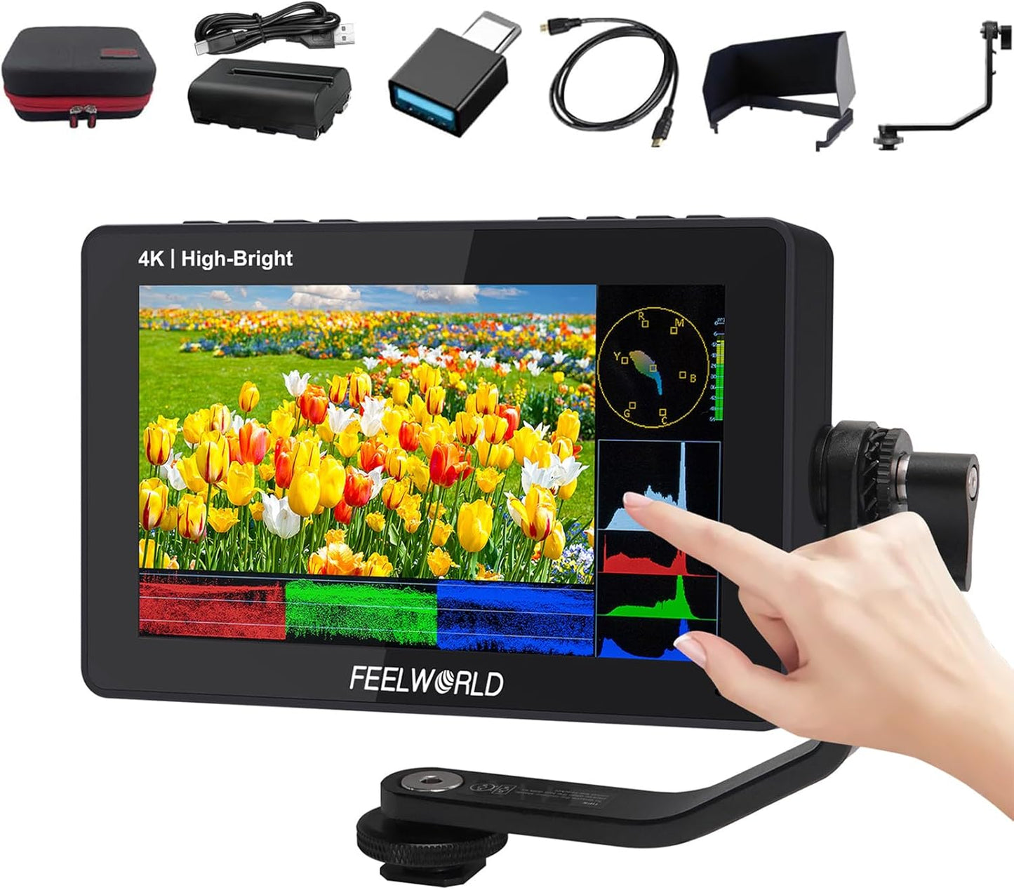 FEELWORLD F6 PRO 5.5" 1600nit Touchscreen Monitor