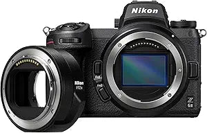 Nikon Z 6II with FTZ II Adapter Full-Frame Mirrorless Camera