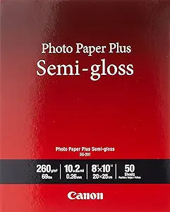 Canon SG-201 8X10 Photo Paper Plus Semi-Gloss