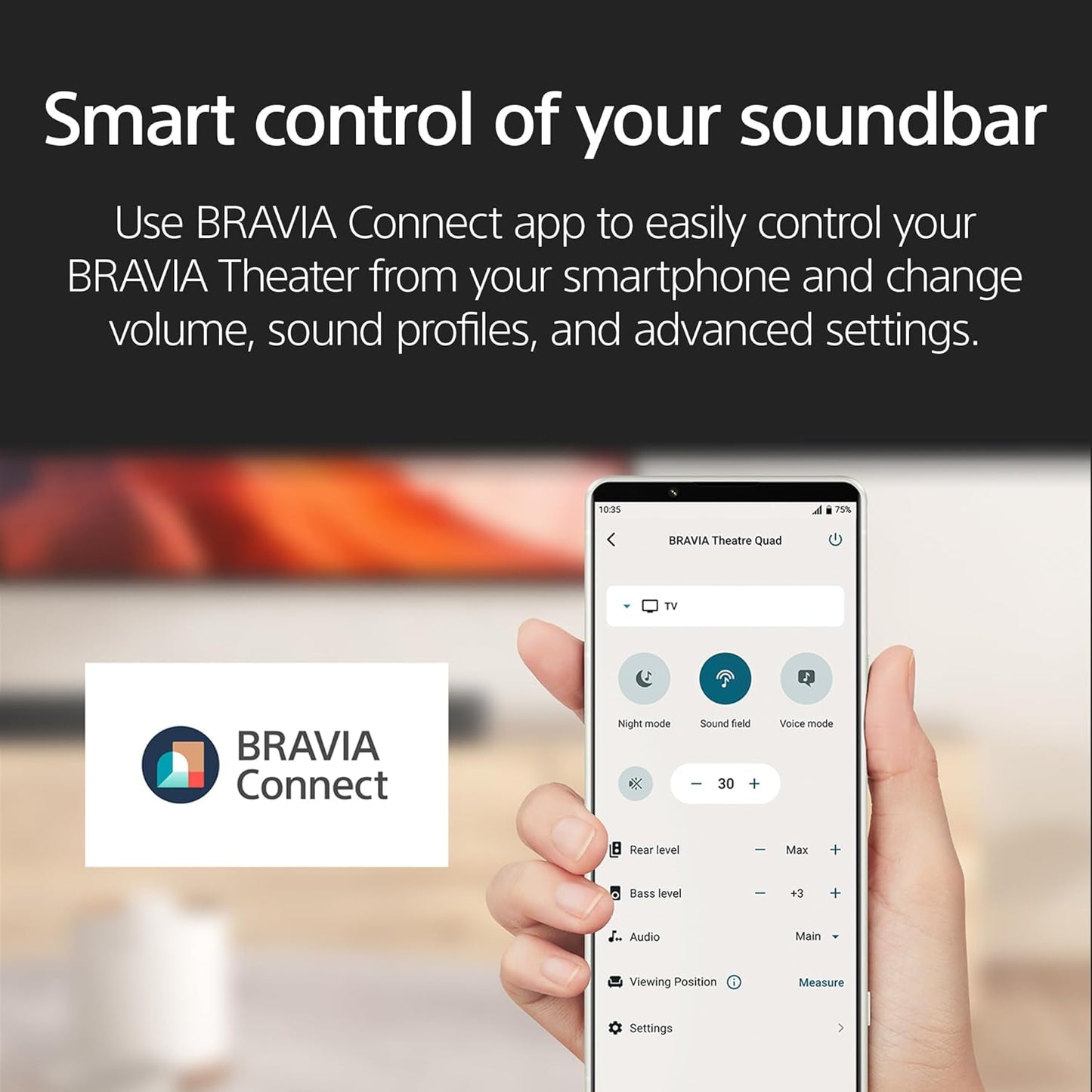 Sony BAR 9 BRAVIA Theater Dolby Atmos Soundbar System