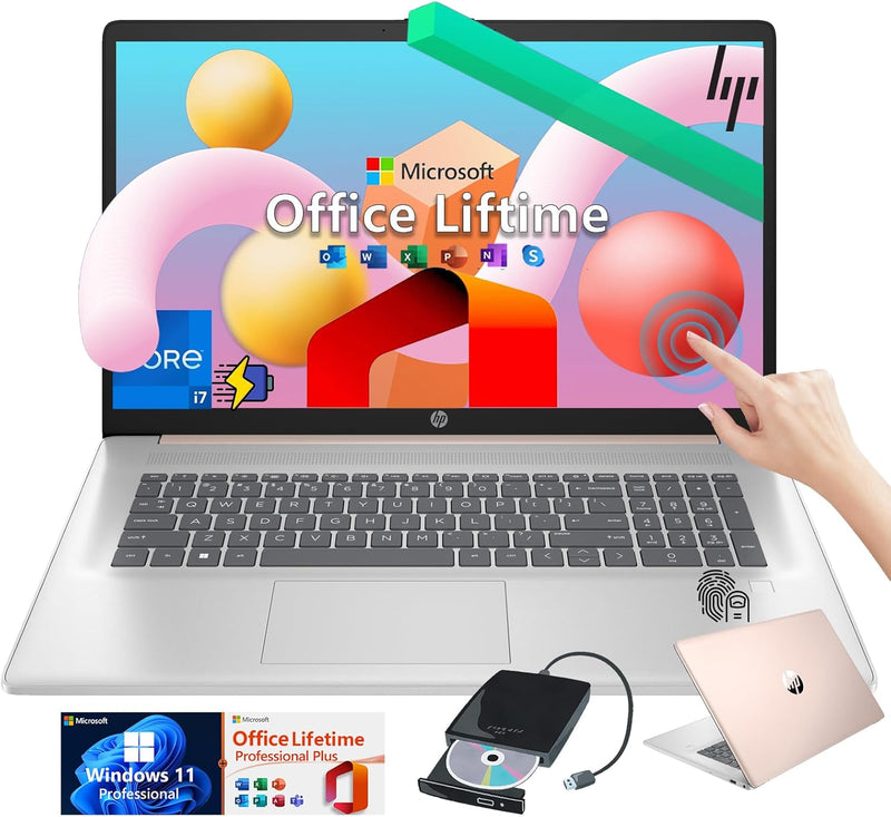 HP HP 17 i7 Laptop 64GB 2TB SSD 17.3 Inch Display — main product image