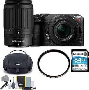 Nikon nikon,z 30 Mirrorless Camera 16-50mm & 50-250mm Lens Bundle
