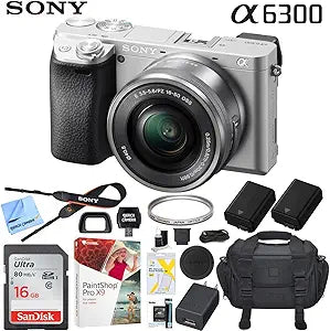 Sony E55SNILCE6300LS a6300 4K Mirrorless Camera Kit