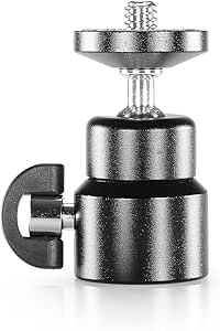 Neewer 10076187 Mini Tripod Ball Head 360 Swivel