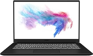 MSI Modern 15 i7-10510U 32GB RAM 2TB SSD MX330 Laptop (Renewed)
