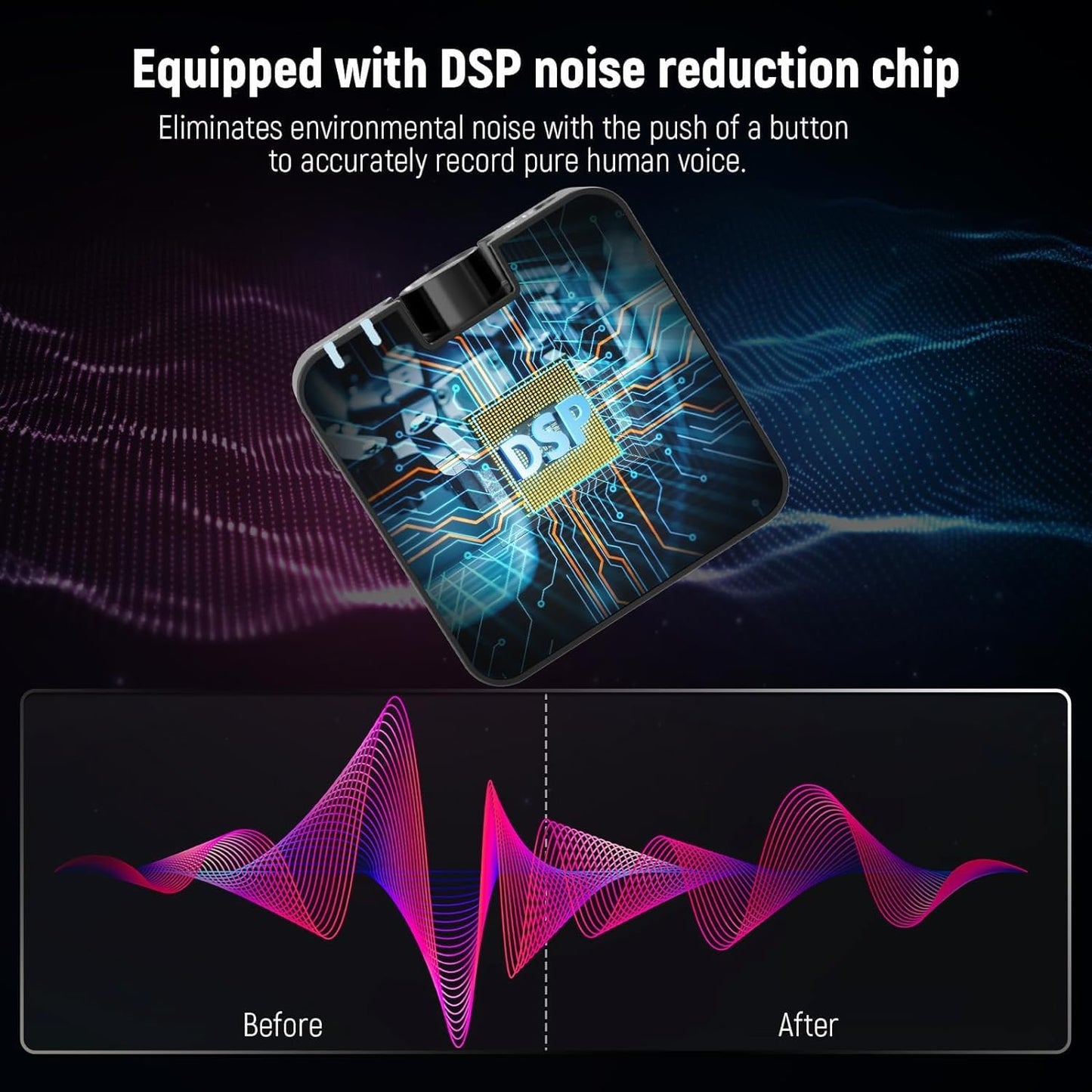 Neewer 21000042 Wireless Lavalier Microphones - Charging Case, 2 Pack