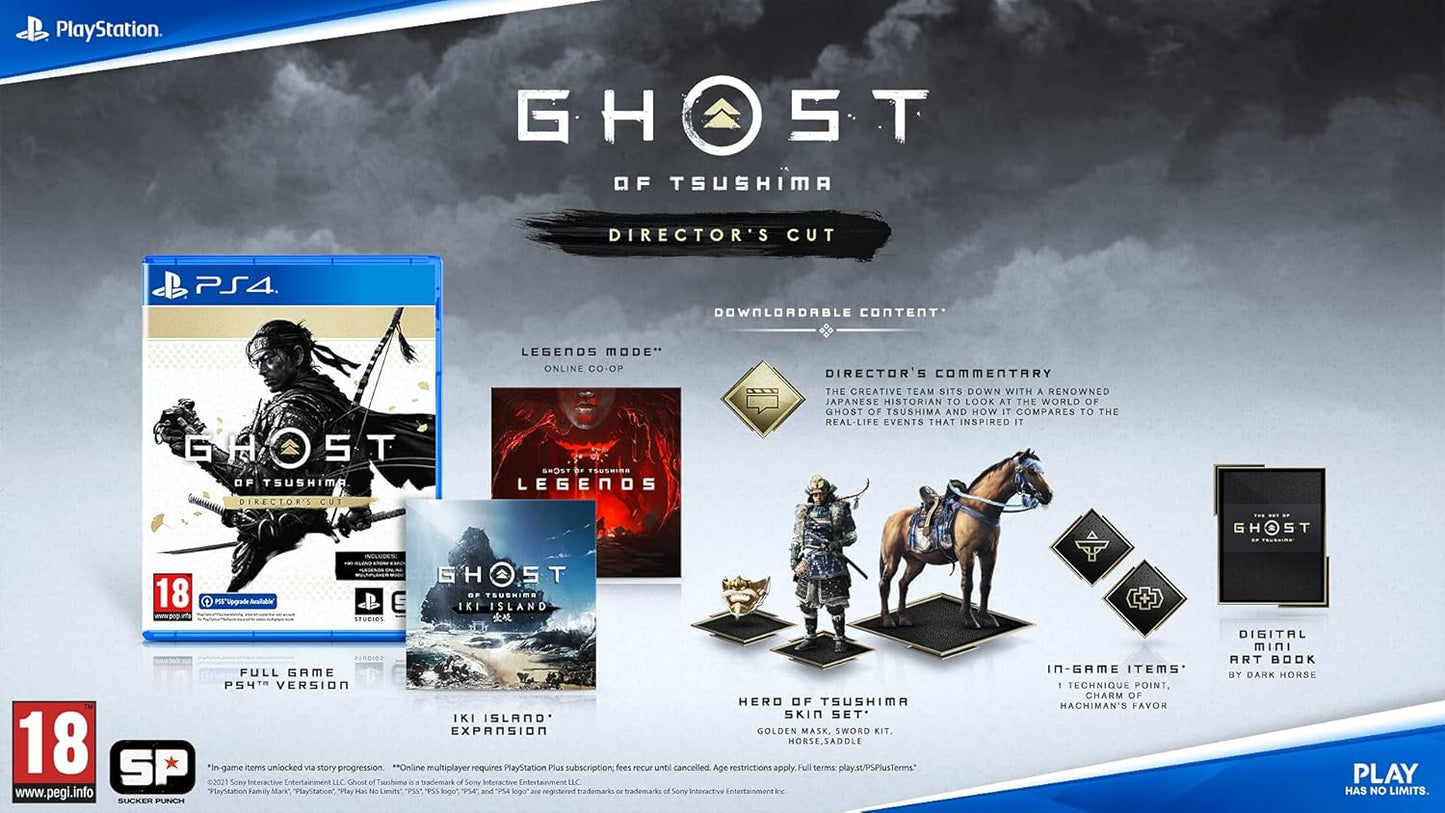 Sony 9715894 Ghost of Tsushima Director's Cut (PS4)