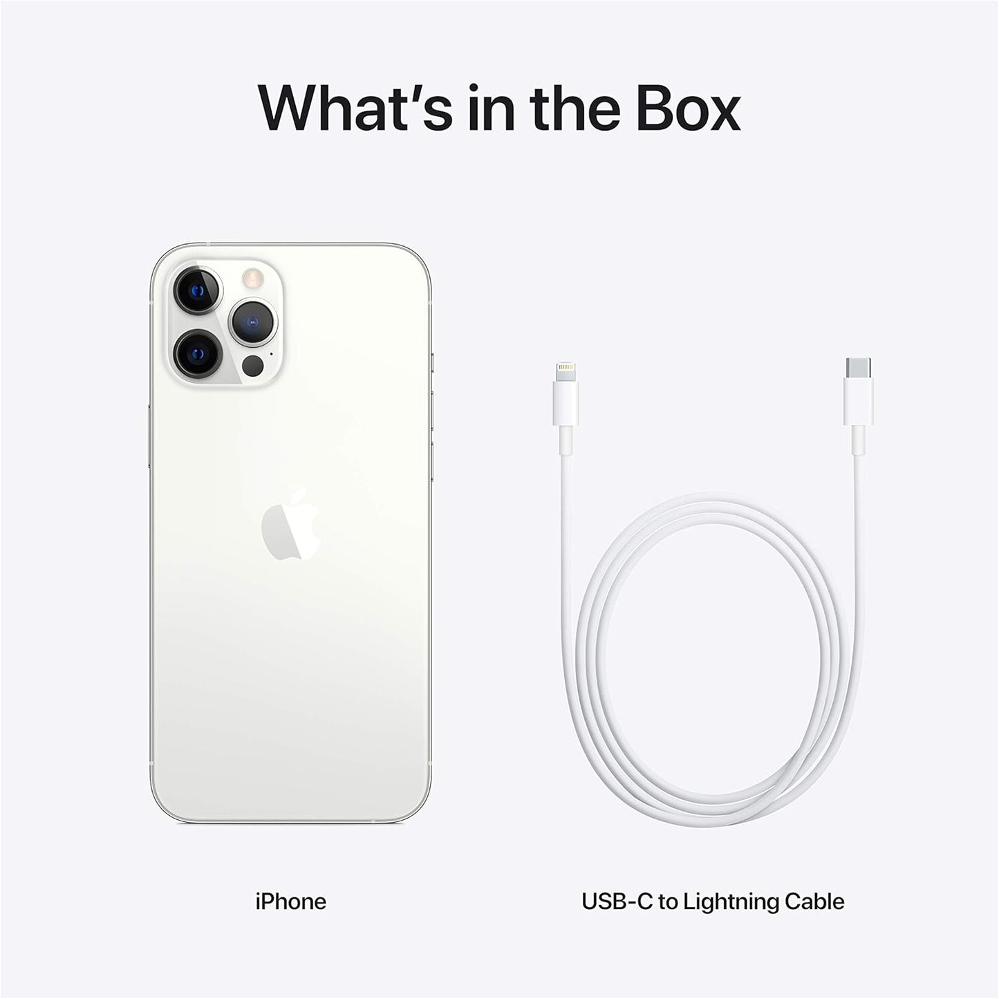Apple MGCG3LL/A iPhone 12 Pro Max 128GB Silver Locked