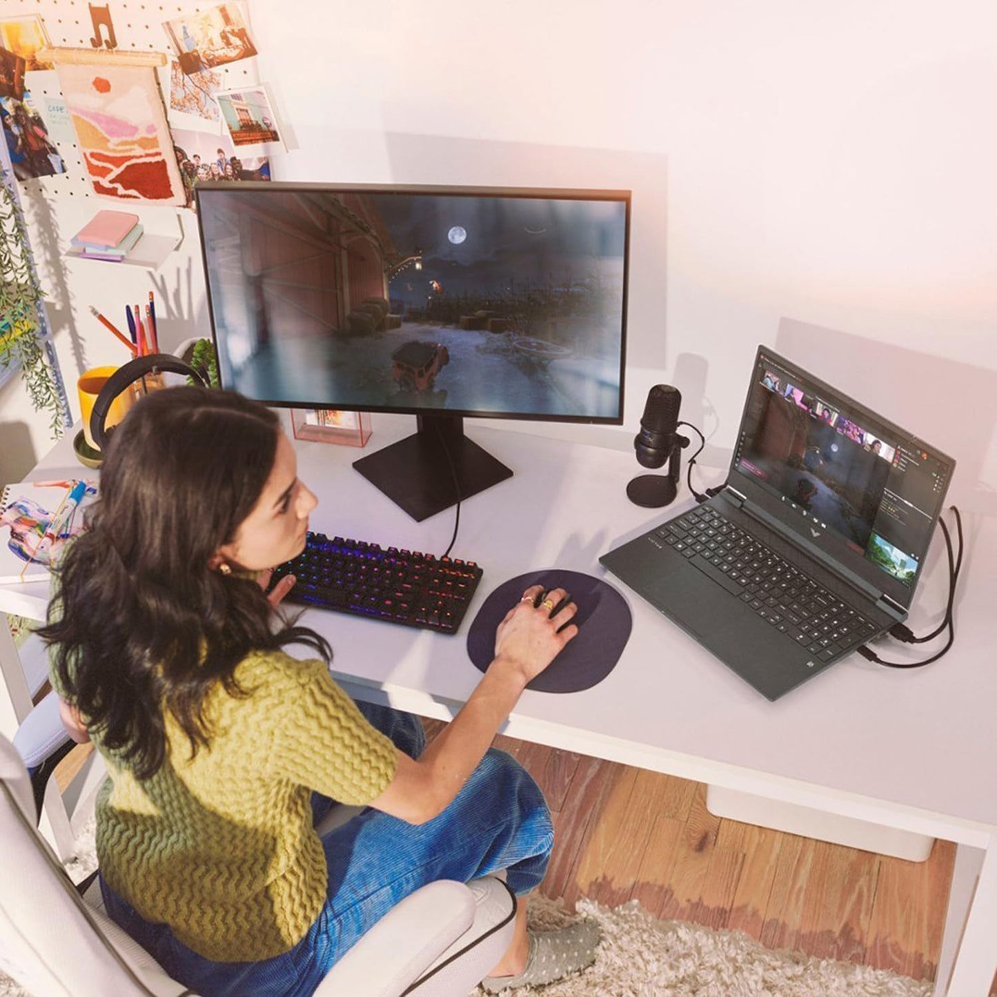 HP 85W89AA Victus Gaming Laptop Ryzen 5 RTX 2050