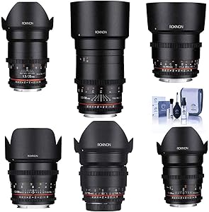 Rokinon Cine DS Lenses Kit - Canon EF Mount, 6 Lens Bundle — main product image