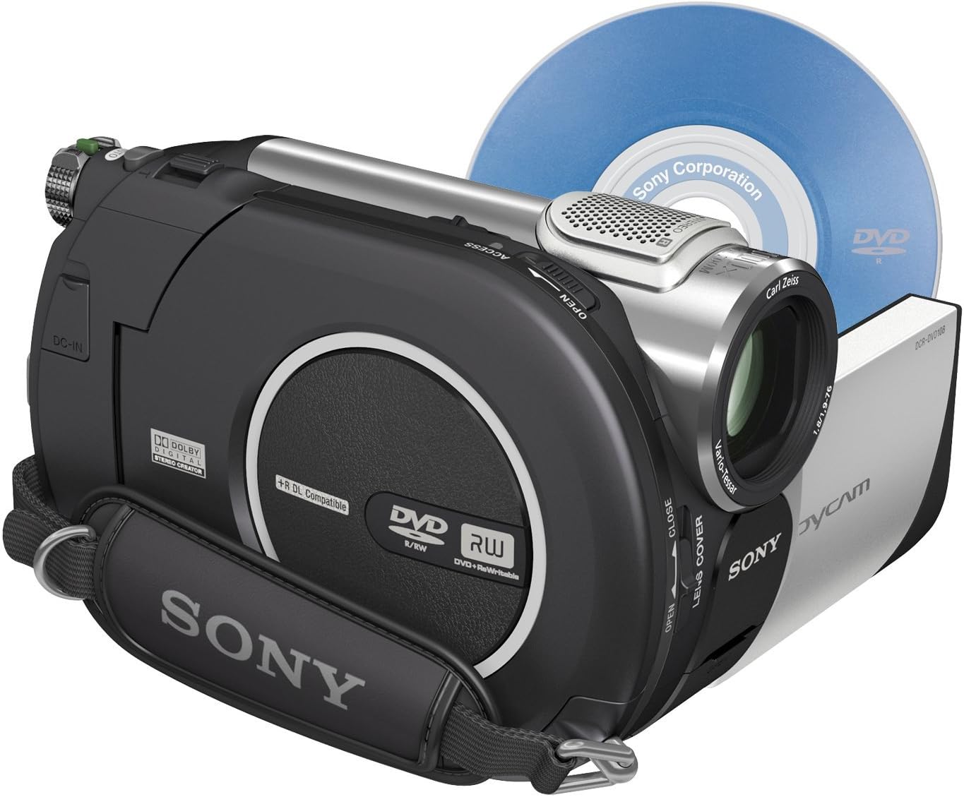 Sony DCR-DVD108 DVD Handycam Camcorder, 40x Optical Zoom, Renewed