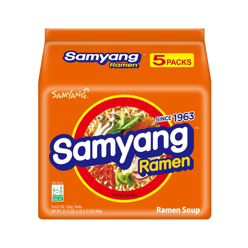 Samyang Ramen Korean Noodle Soup - 5 Pack — main product image