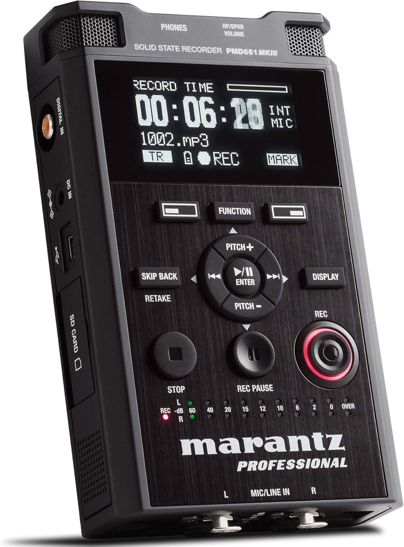Marantz PMD661MKIII Handheld Solid State Field Recorder — main product image