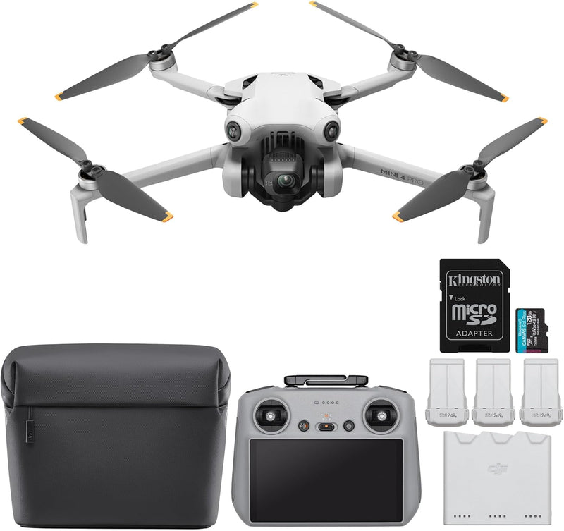DJI Mini 4 Pro Fly More Combo (DJI RC 2) - Camera Drone with Memory Card — main product image