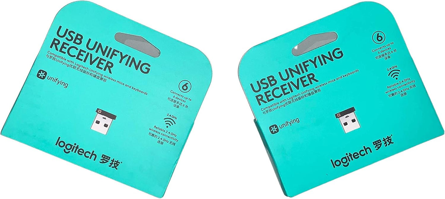 Logitech Unifying USB Receiver 2-Pack Wireless Adapter