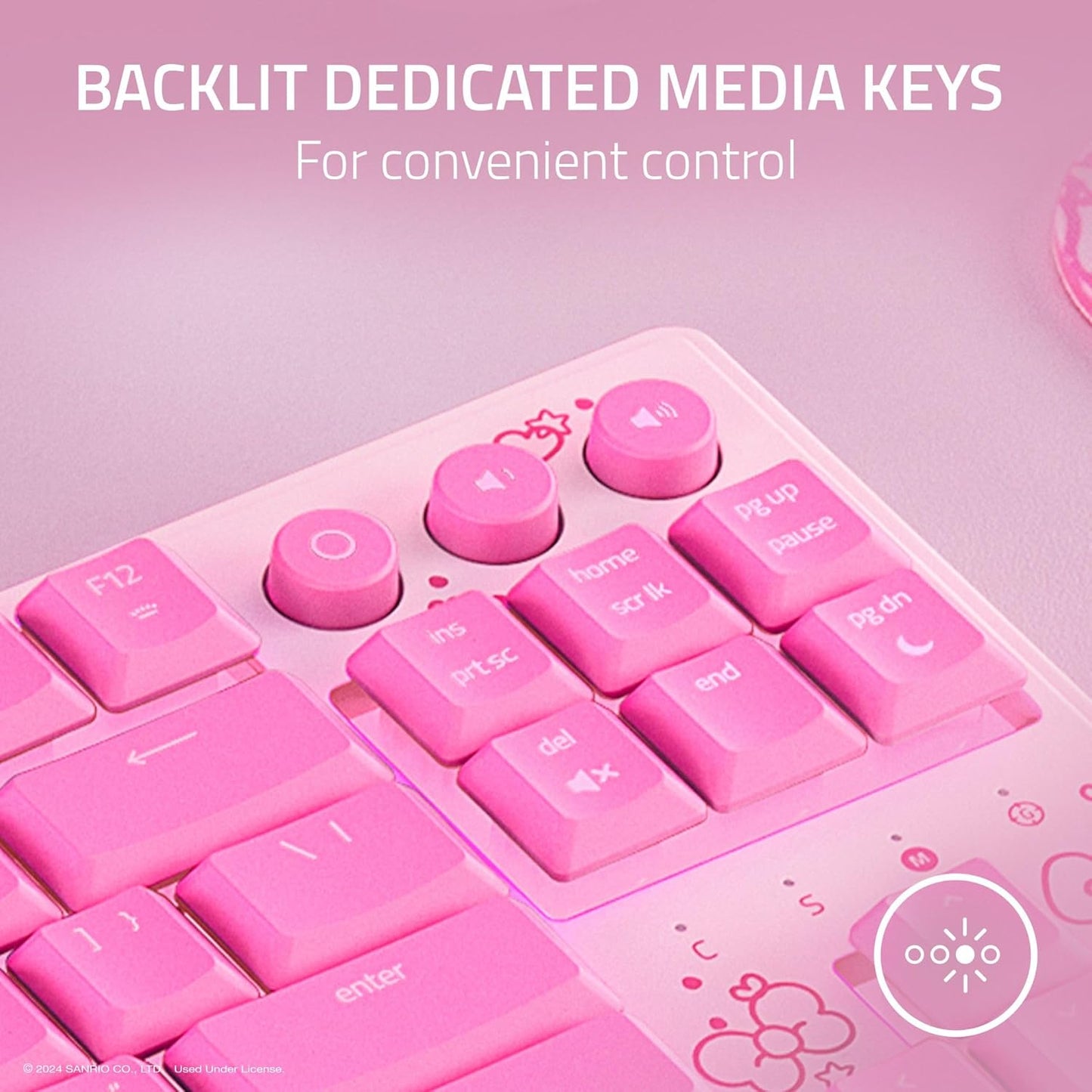 Razer RZ03-04881900-R3M1 Ornata V3 TKL Hello Kitty Keyboard