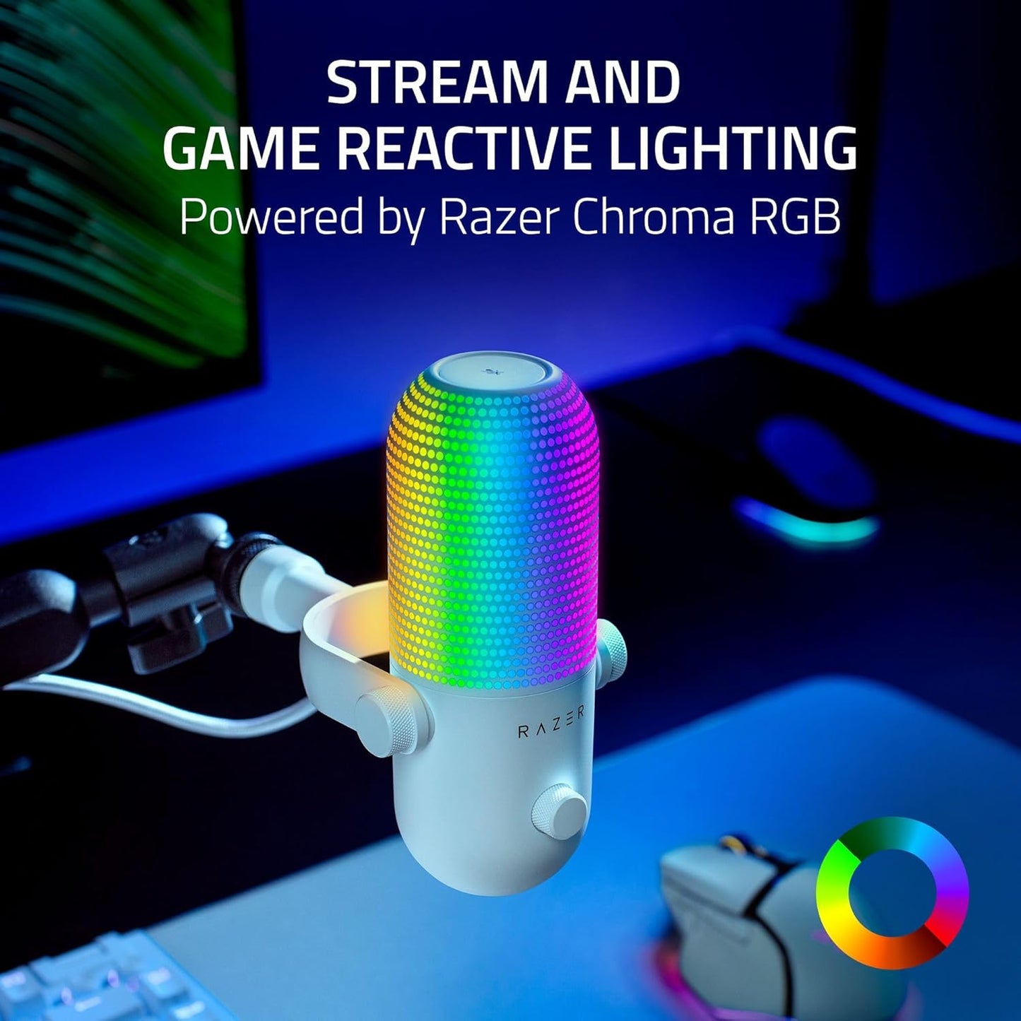 Razer Seiren V3 Chroma RGB USB Streaming Microphone