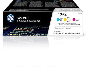 HP CE259A 125A Cyan Magenta Yellow Toner 3-Pack — main product image