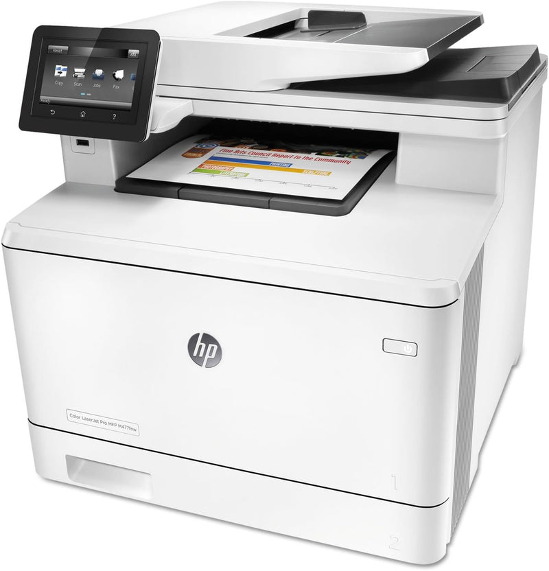 HP M477fnw LaserJet Pro Wireless Color Multifunction Printer — main product image