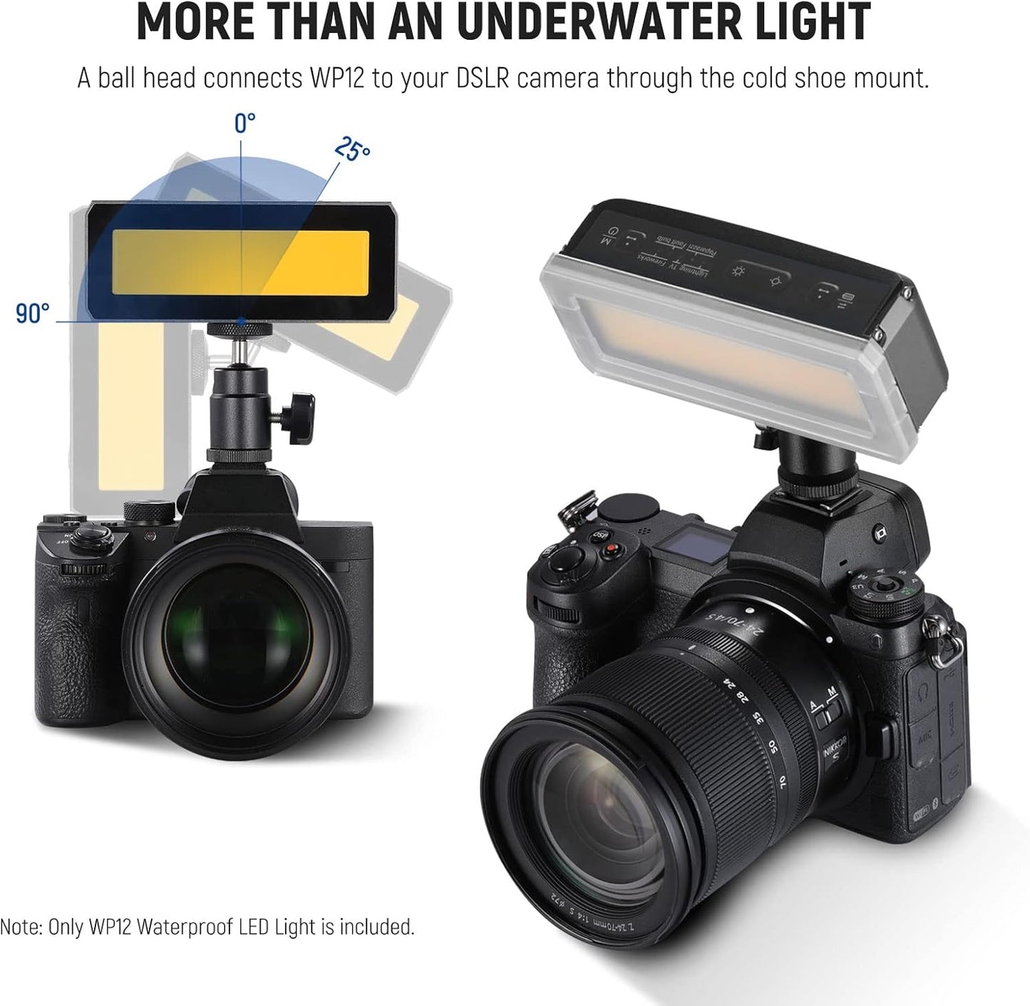 Neewer 10101613 WP12 Underwater Diving LED Light