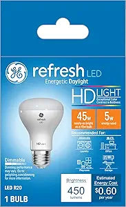 GE 45546 Refresh HD LED 45W R20 Daylight Floodlight