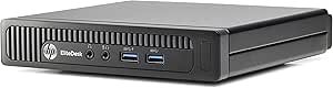 HP J6D90UT#ABA Elite Desk Desktop (Black) — main product image