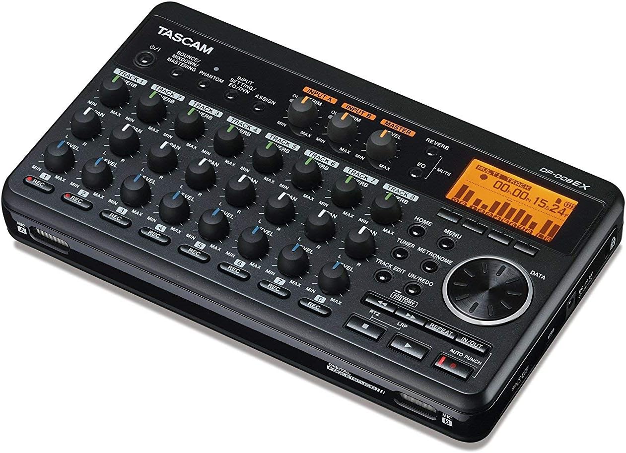 Tascam DP-008EX 8-Track Digital Pocketstudio Recorder