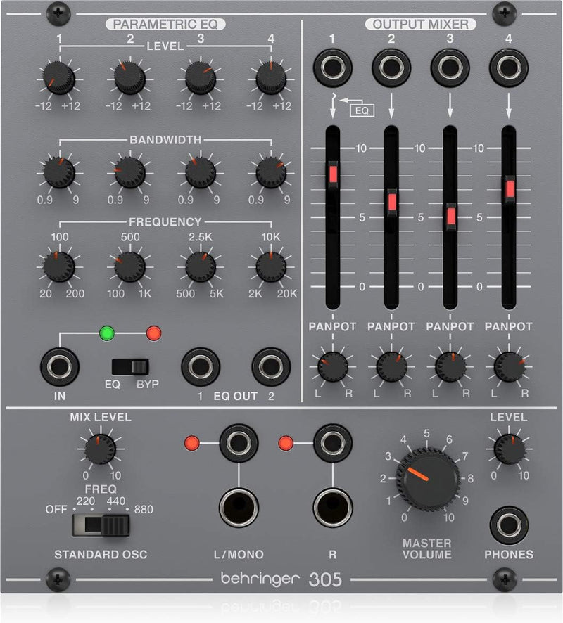 Behringer 305 EQ/Mixer Eurorack Module Analog — main product image