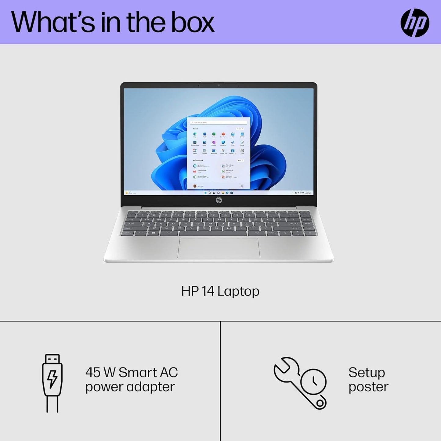 HP 7F424UA#ABA 14" Intel N200 Laptop