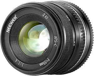 Neewer 10096794 35mm F1.4 APS-C Lens for Sony E Mount