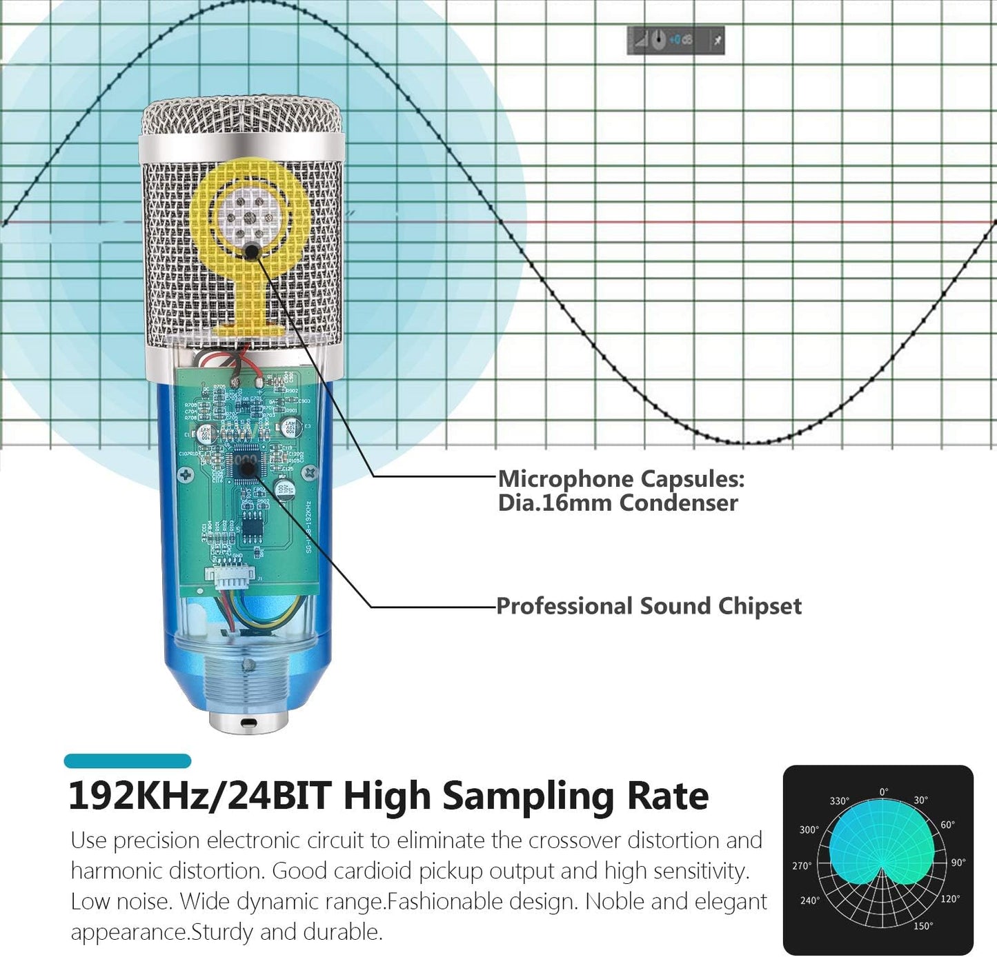 Neewer 40096612 USB Condenser Microphone Kit