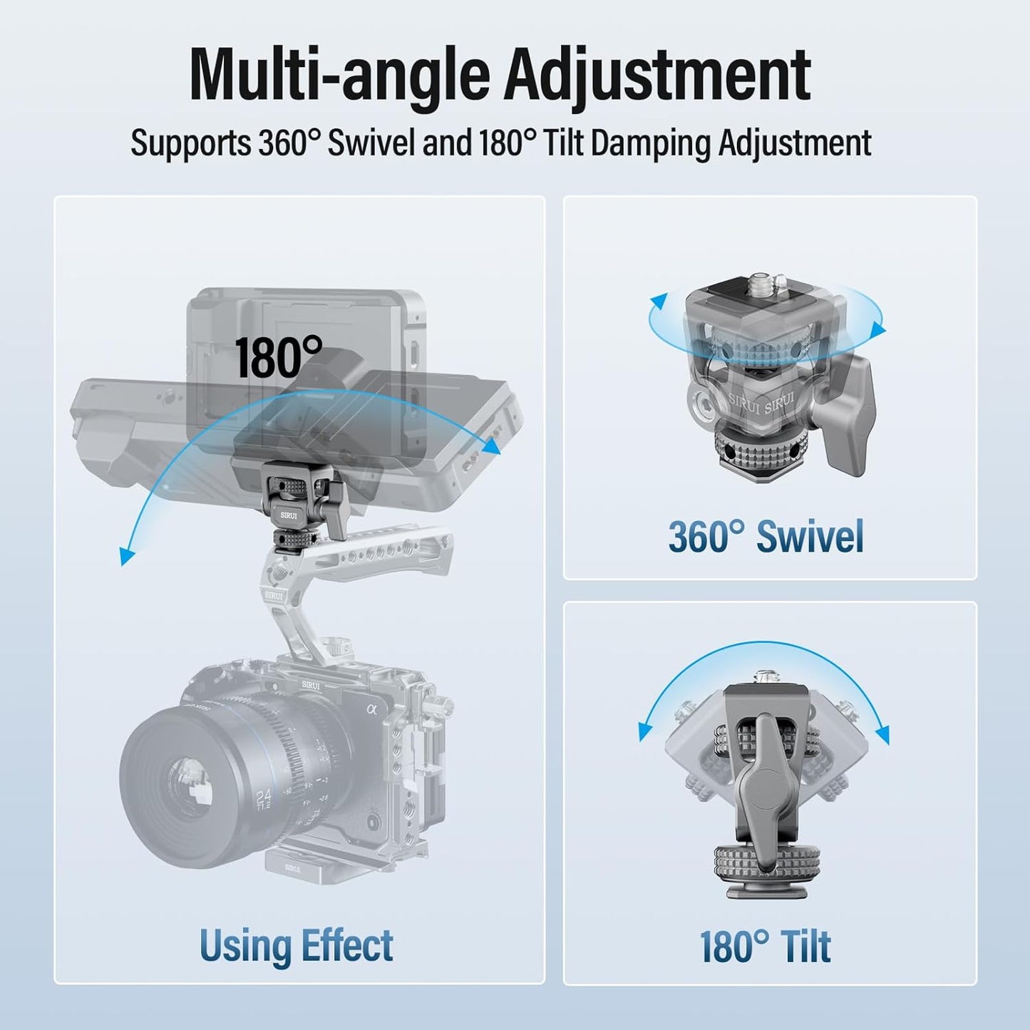 Sirui SC-MC Camera Monitor Mount Cold Shoe Adjustable