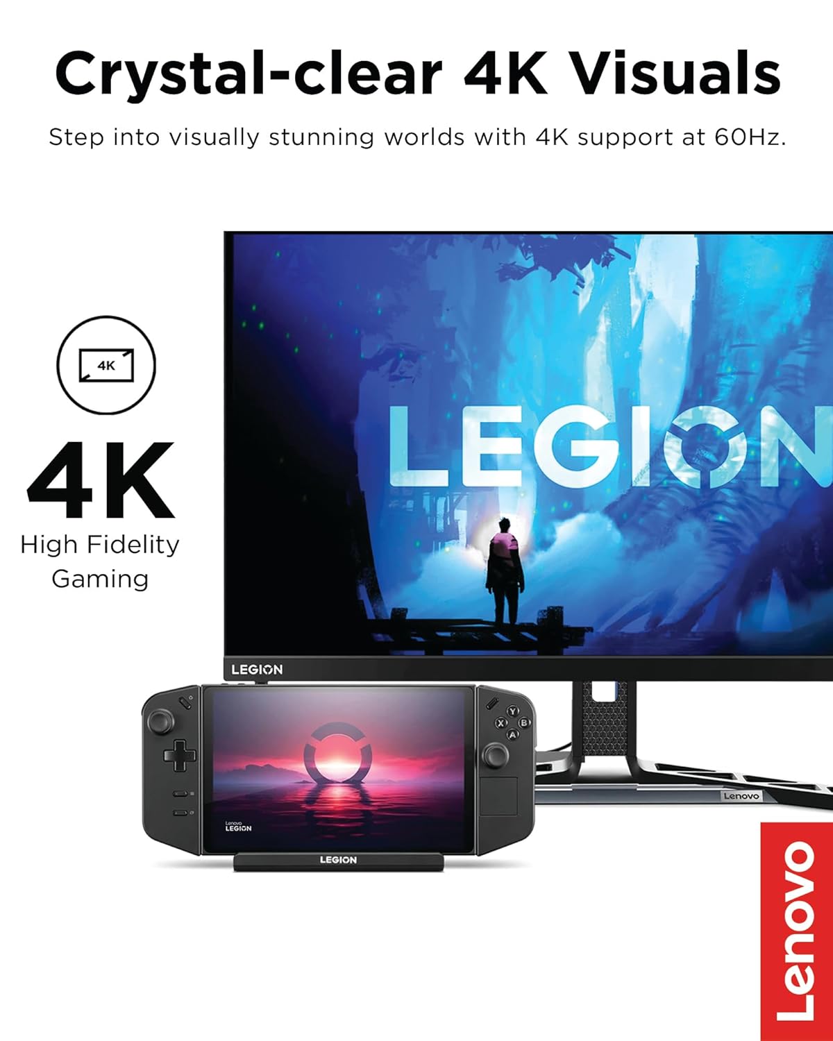 Lenovo GX91P83696 Legion Go USB-C Dock 4K Gaming Hub