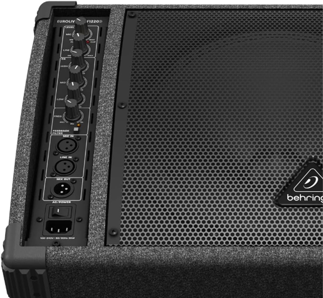 Behringer F1220D Eurolive 250W 12-Inch Powered Monitor Speaker