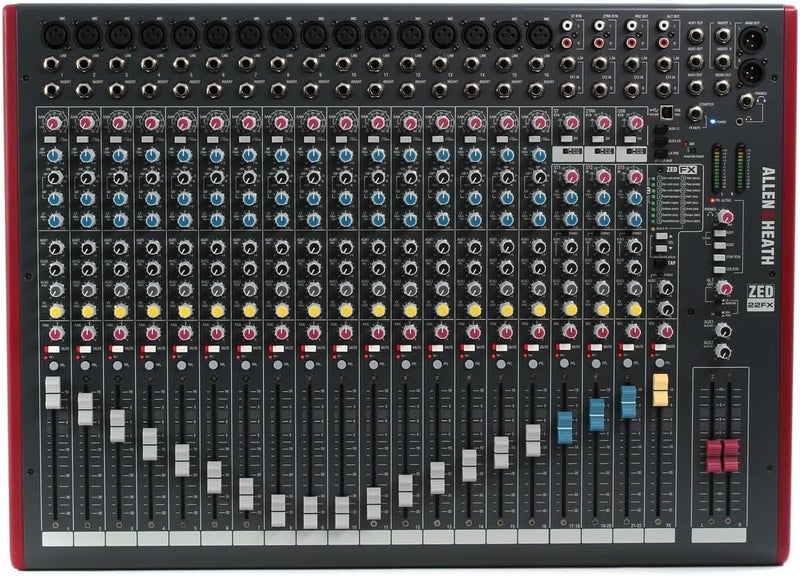 Allen & Heath ZED-22FX 22-Channel Mixer USB FX — main product image