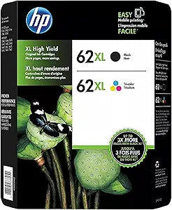 HP 62xl High Yield Black TriColor Ink Combo OEM