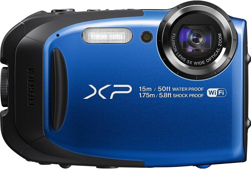 Fujifilm FinePix XP80 Blue Waterproof Digital Camera — main product image