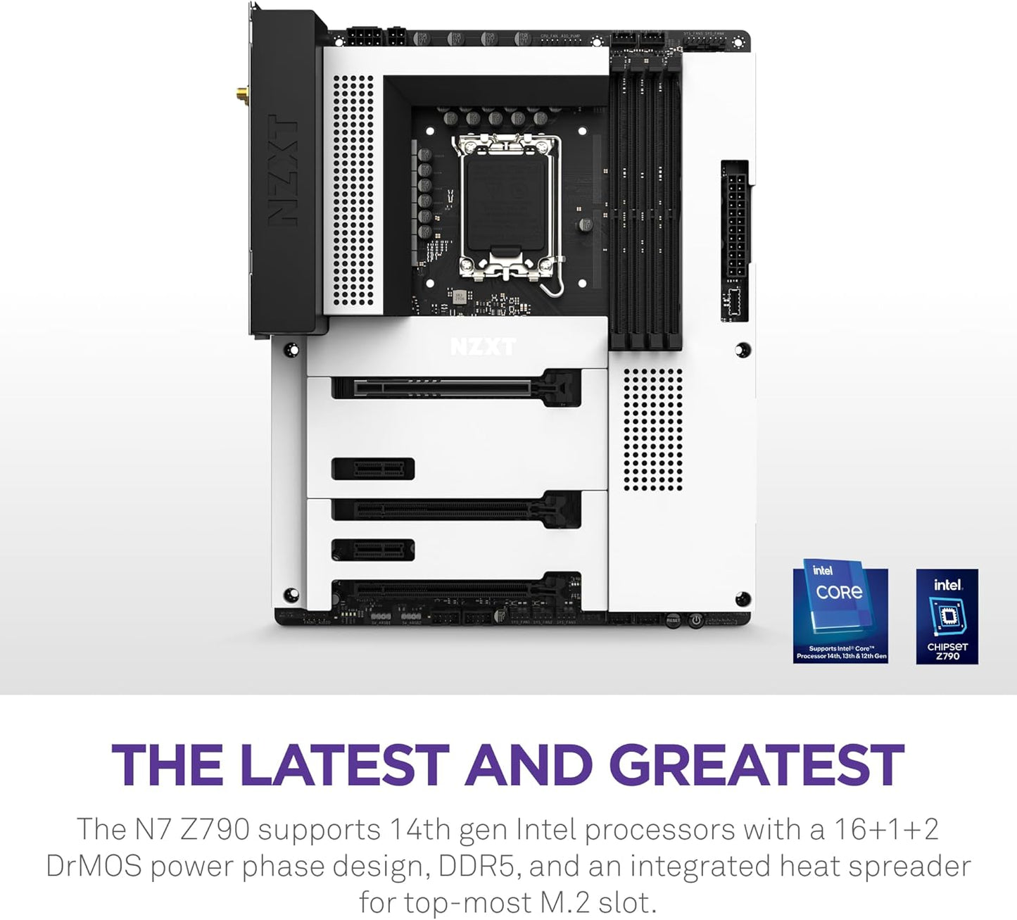 NZXT N7-Z79XT-W1 ATX Gaming Motherboard White