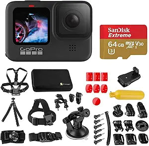 GoPro HERO9 Black Action Camera Bundle 64GB