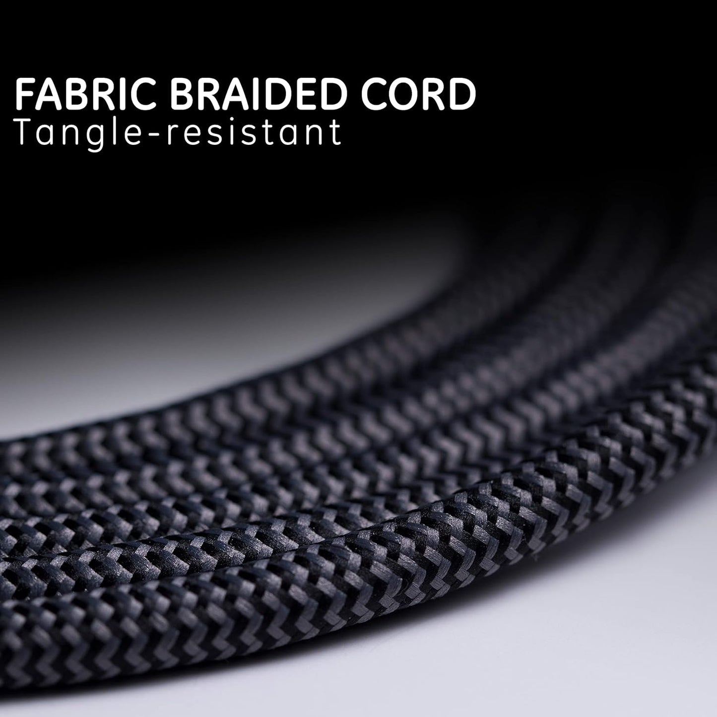 GE UltraPro 44070 6 Outlet Surge Protector Braided Cord