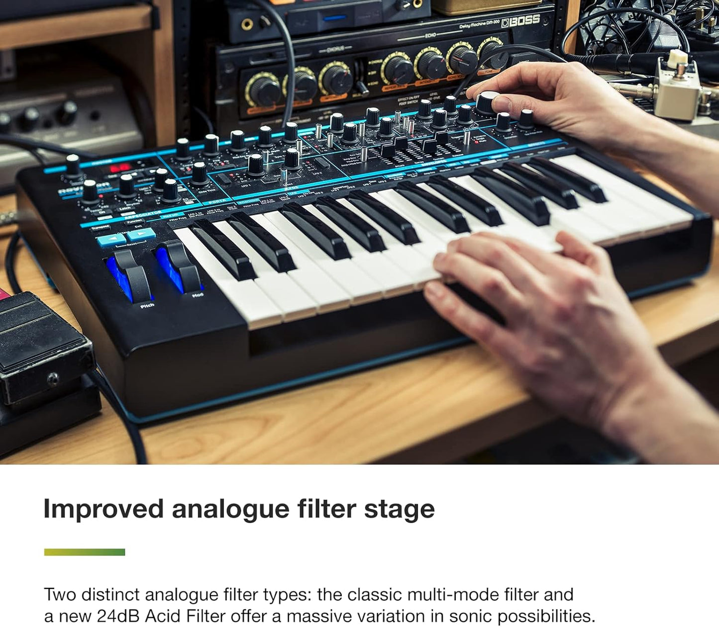 Novation AMS-BASS-STATION-II Bass Station II Analog Monosynth