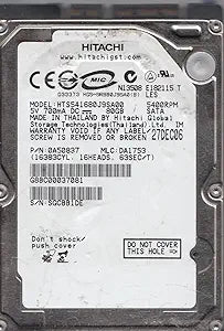Hitachi HTS541680J9SA00 80GB 5400RPM Laptop Hard Drive