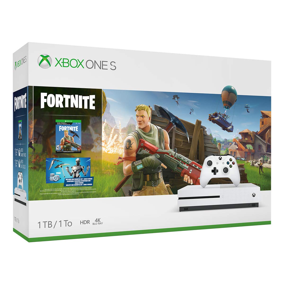 Microsoft Xbox One S 1TB Fortnite Bundle (Discontinued)