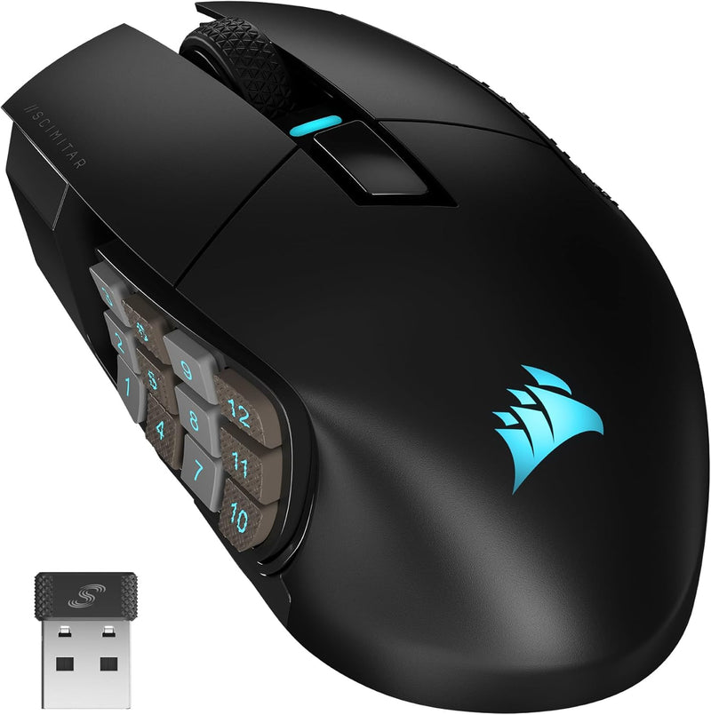 Corsair CH-9314311-NA SCIMITAR ELITE Wireless MMO Mouse — main product image