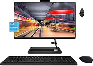 Lenovo IdeaCentre 22" FHD All-in-One Pentium Gold Desktop