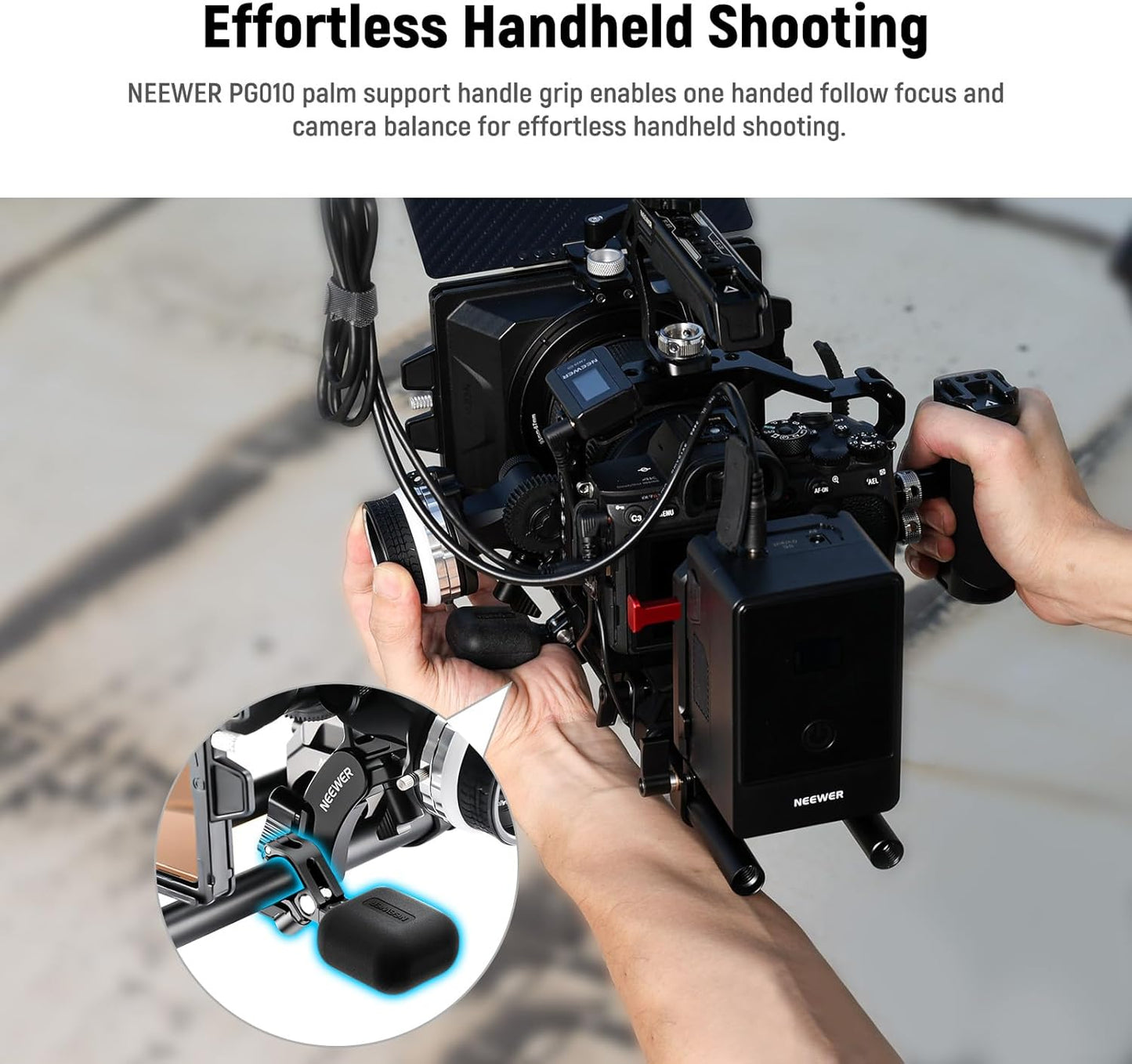 Neewer 10103069 Follow Focus Palm Support