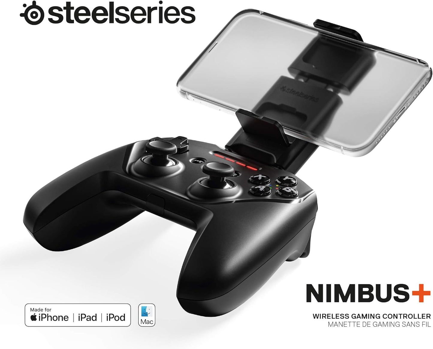 SteelSeries Nimbus+ Bluetooth Mobile Gaming Controller Renewed