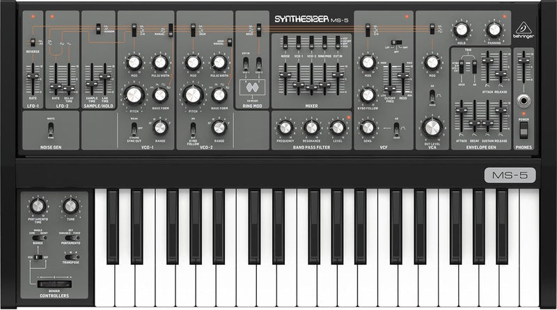 Behringer MS-5 Analog Synthesizer - 37-Key Keyboard — main product image