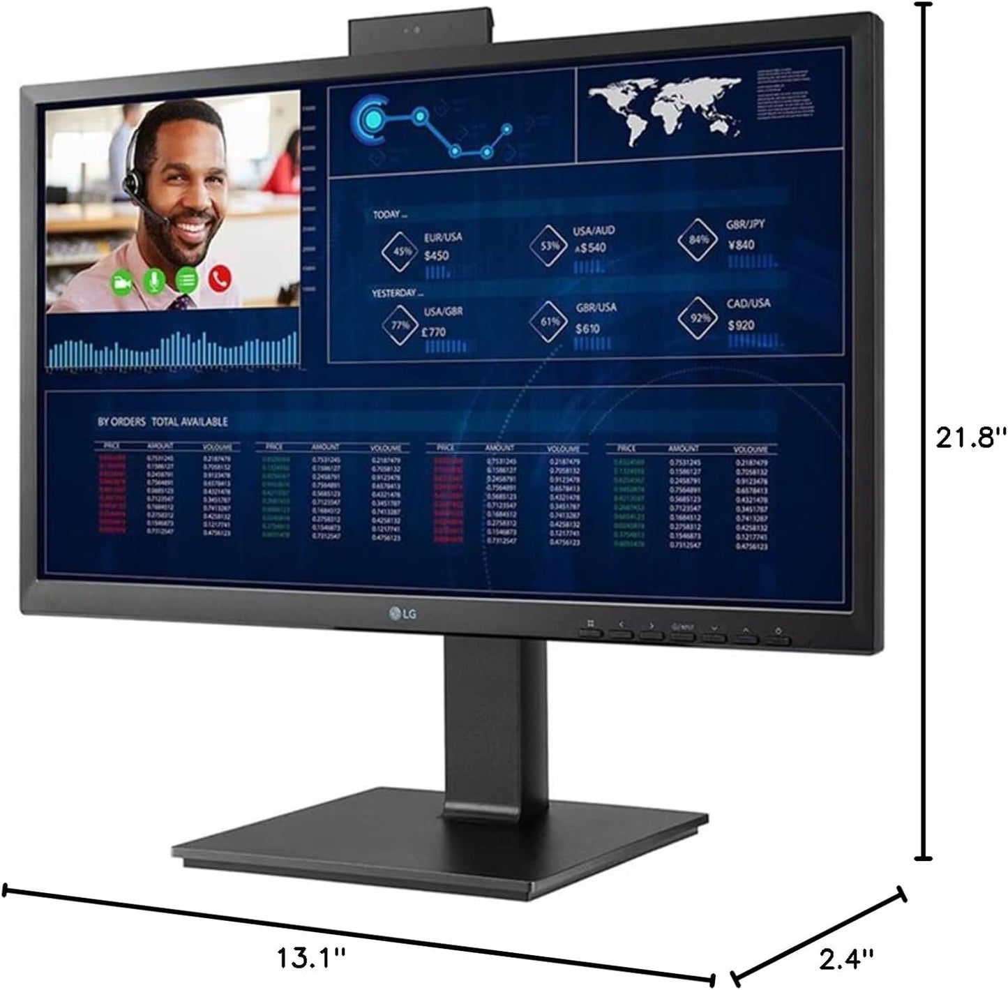LG 24CQ650I-6N 24" IGEL All-In-One Monitor